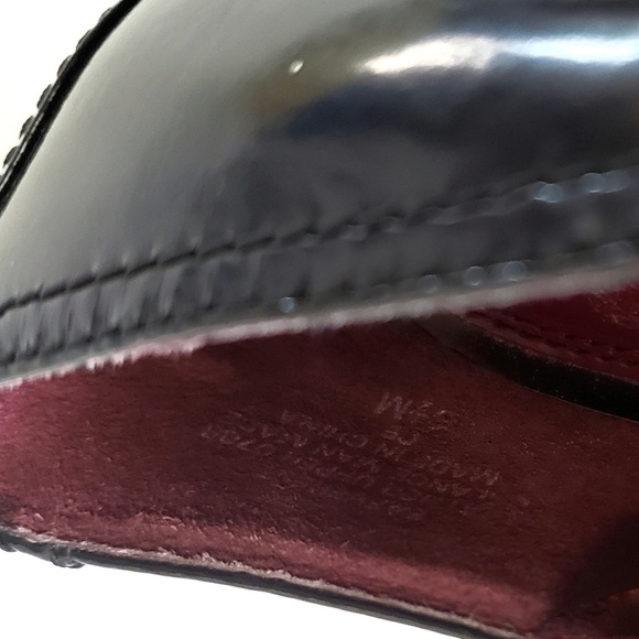 5.5 Enzo Angiolini Leather Heel Loafer Classic - Picture 7 of 8